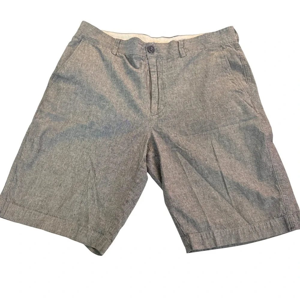 J.Crew Cotton Chambray Shorts Bundle Size 34 • Gray + Red Classic Fit‎